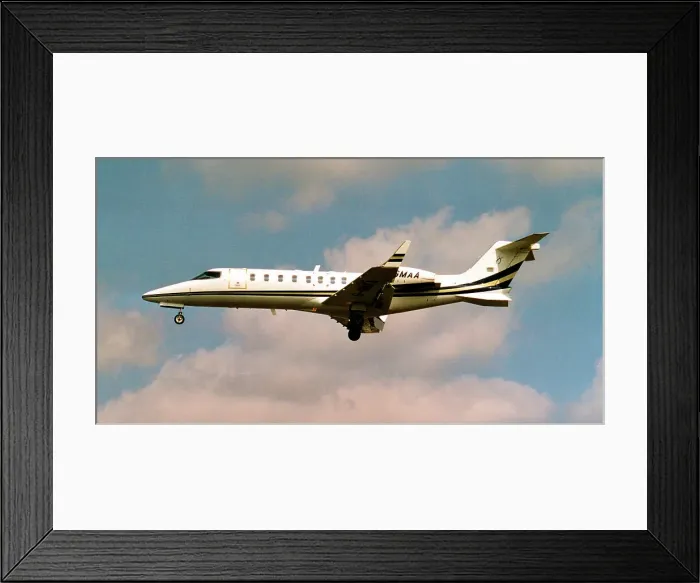 Framed Print : Learjet 45 G-GMAA Framed Print : Learjet 45 G-GMAA