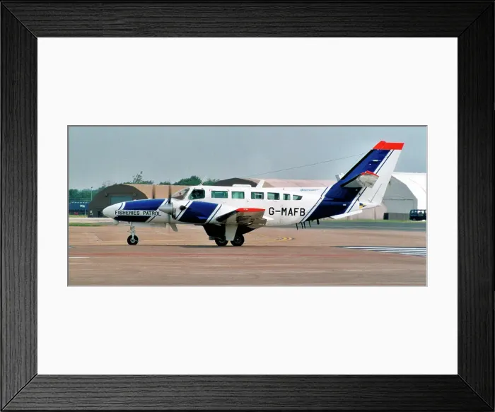 Framed Print : Reims-Cessna F406 Caravan II G-MAFB Framed Print : Reims-Cessna F406 Caravan II G-MAFB