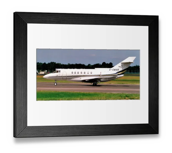 Framed Print : British Aerospace BAe 125-1000B G-GMAB Framed Print : British Aerospace BAe 125-1000B G-GMAB