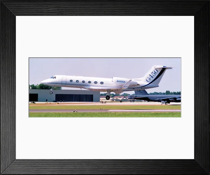 Framed Print : Gulfstream G450 N450GA Framed Print : Gulfstream G450 N450GA