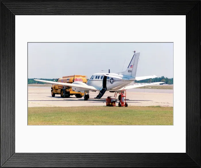 Framed Print : Beechcraft U-21A Ute 66-18014 Framed Print : Beechcraft U-21A Ute 66-18014