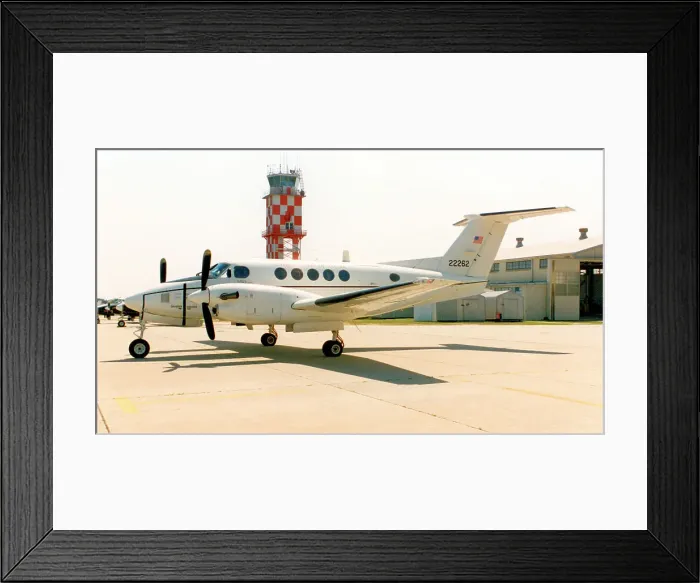Framed Print : Beech C-12C Huron 73-22262 Framed Print : Beech C-12C Huron 73-22262
