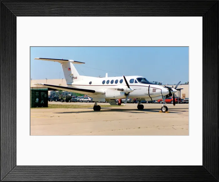 Framed Print : Beech C-12C Huron 77-22498 Framed Print : Beech C-12C Huron 77-22498