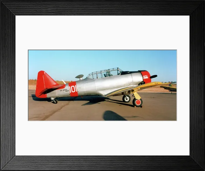 Framed Print : North American SNJ-4 Texan N101X Framed Print : North American SNJ-4 Texan N101X