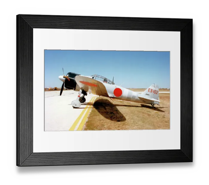 Framed Print : Mitsubishi A6M2 Reisen N58245