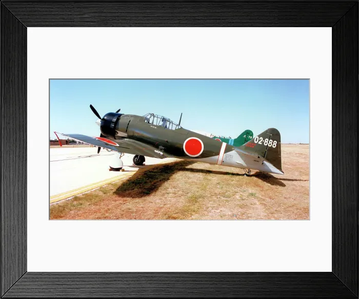 Framed Print : R T Aircraft RT AM6 N50RT (Mitsubishi A6M2 replica) Framed Print : R T Aircraft RT AM6 N50RT (Mitsubishi A6M2 replica)