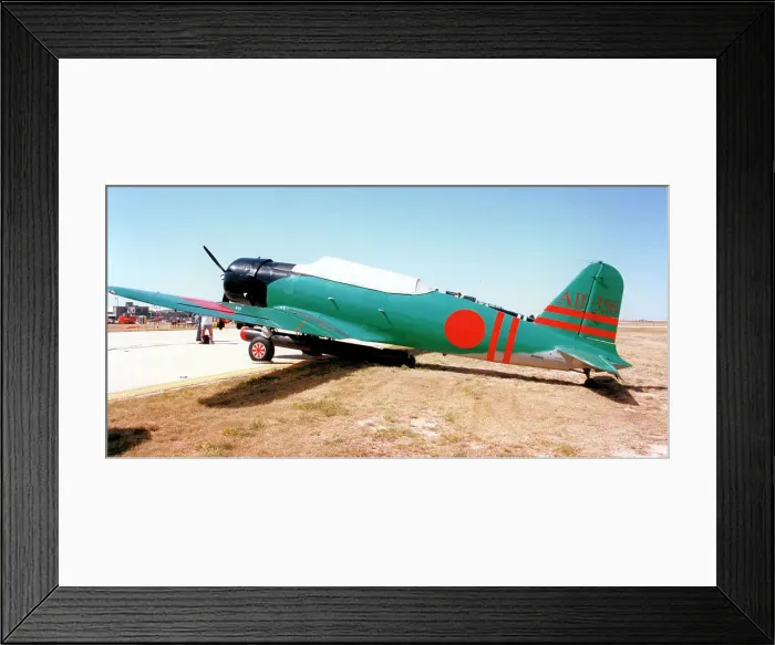 Framed Print : North American SNJ-5 Texan N3725G - AII-356