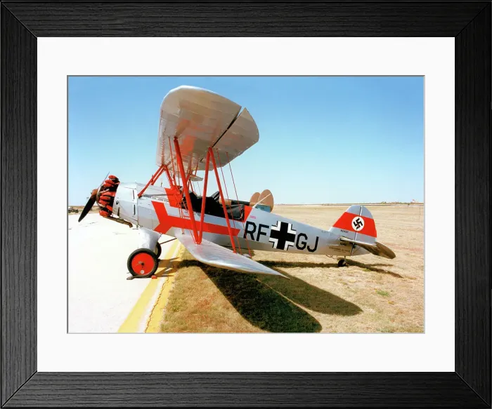 Framed Print : Focke-Wulf Fw. 44J Stieglitz N2497 Framed Print : Focke-Wulf Fw. 44J Stieglitz N2497