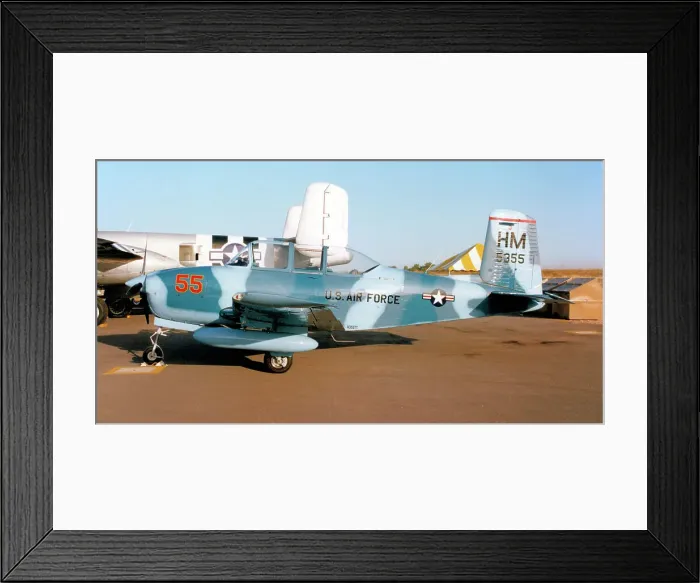 Framed Print : Beech VT-34A Mentor N355TT Framed Print : Beech VT-34A Mentor N355TT