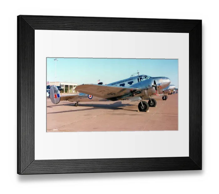 Framed Print : Beech Expeditor 3NM N6671 Framed Print : Beech Expeditor 3NM N6671