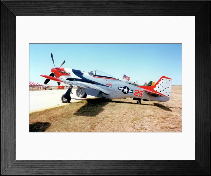 Framed Print : North American P-51D Mustang N6168C - 25 Framed Print : North American P-51D Mustang N6168C - 25