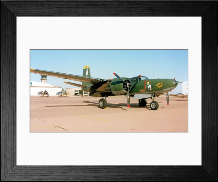 Framed Print : Douglas RB-26C Invader N226RW Daisy Mae Framed Print : Douglas RB-26C Invader N226RW Daisy Mae