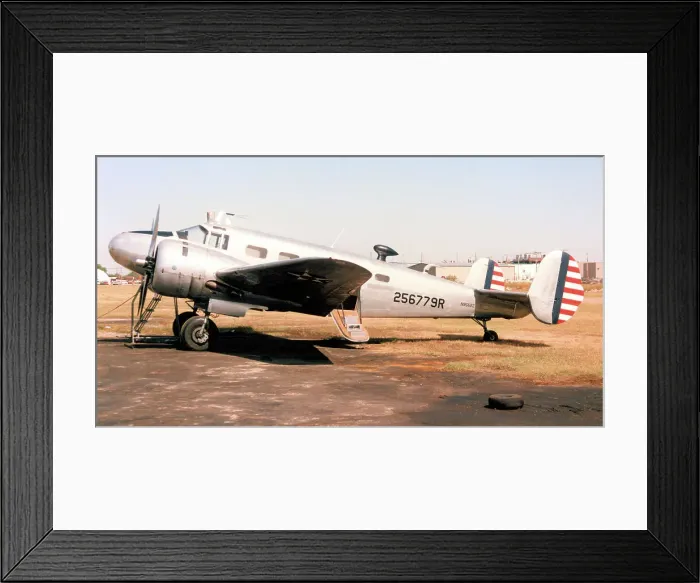 Framed Print : Beech C-45G Expeditor N9562Z Framed Print : Beech C-45G Expeditor N9562Z