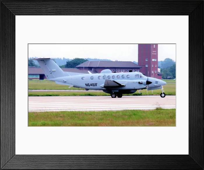 Framed Print : Hawker Beechcraft MC-12S-1 Emarss-G N6461F - 11-00283 Framed Print : Hawker Beechcraft MC-12S-1 Emarss-G N6461F - 11-00283