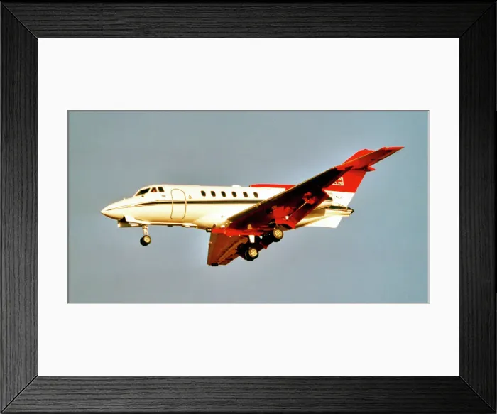 Framed Print : BAe. 125 CC. 3 ZE396 Framed Print : BAe. 125 CC. 3 ZE396