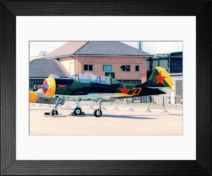 Framed Print : Aerostar-Bacau Yak-52 G-XYAK - 27 RED Framed Print : Aerostar-Bacau Yak-52 G-XYAK - 27 RED