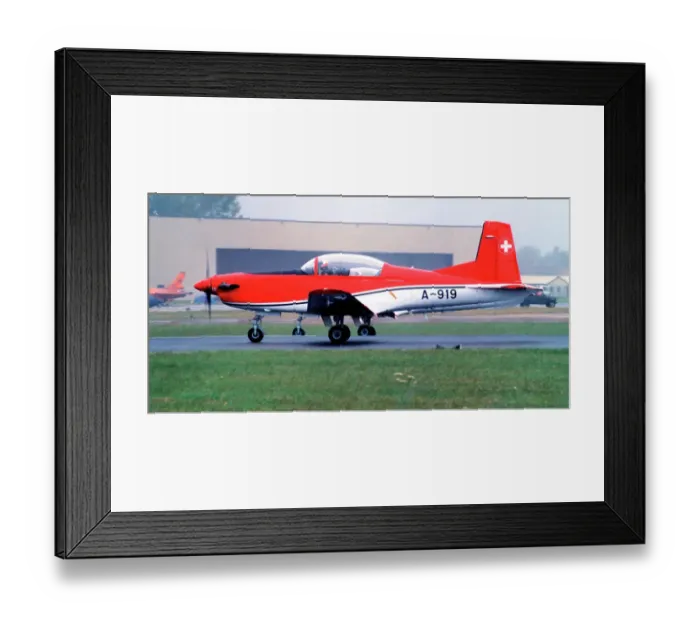 Framed Print : Pilatus PC-7 Turbo Trainer A-919 Framed Print : Pilatus PC-7 Turbo Trainer A-919