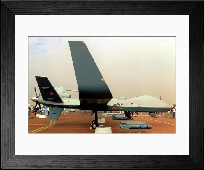 Framed Print : General Atomics MQ-9A Reaper Framed Print : General Atomics MQ-9A Reaper