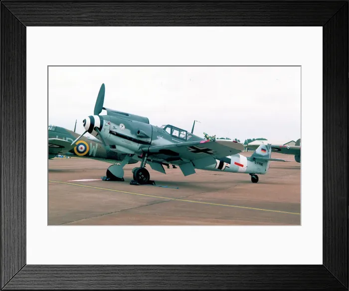 Framed Print : Messerschmitt Bf 109G-4 D-FWME Framed Print : Messerschmitt Bf 109G-4 D-FWME