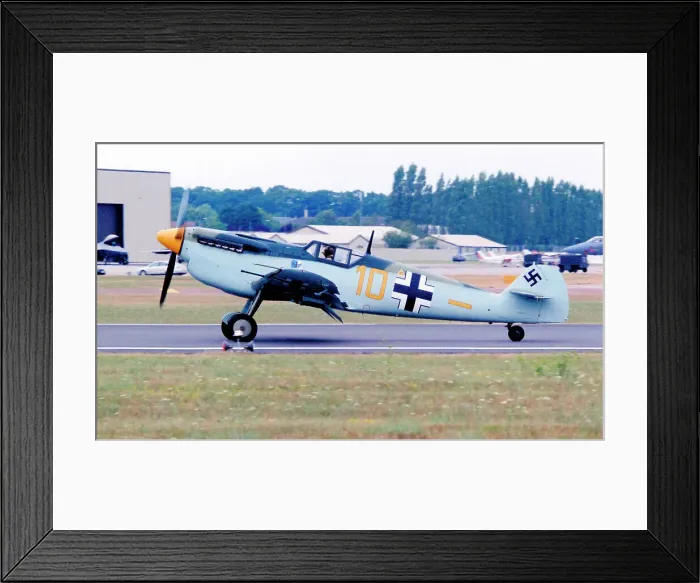 Framed Print : Hispano HA. 1112-M1L Buchon G-AWHK Framed Print : Hispano HA. 1112-M1L Buchon G-AWHK