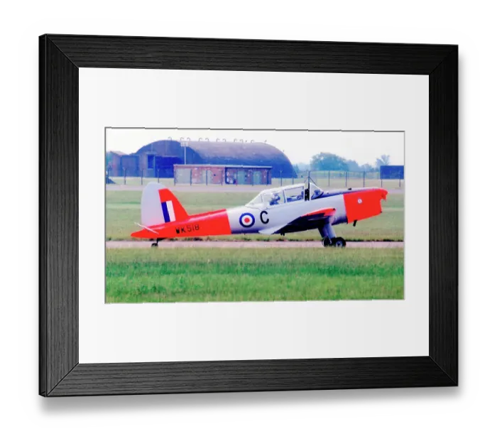 Framed Print : de Havilland DHC-1 Chipmunk T. 10 WK518 Framed Print : de Havilland DHC-1 Chipmunk T. 10 WK518