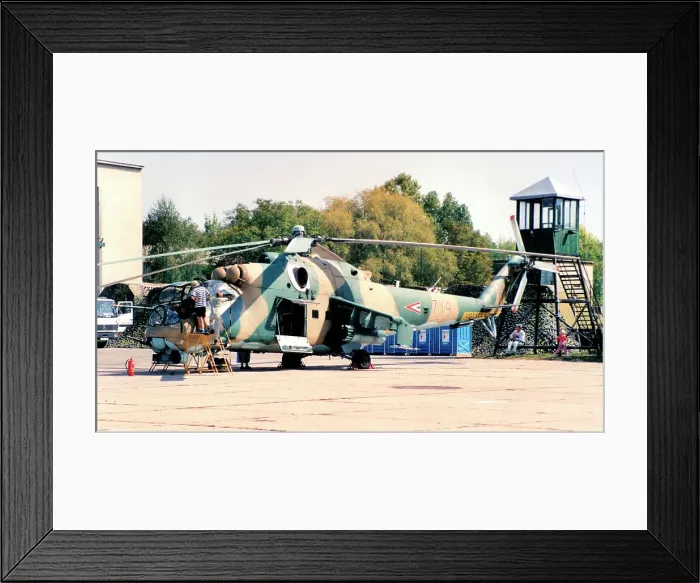 Framed Print : Mil Mi-24V 719 Framed Print : Mil Mi-24V 719