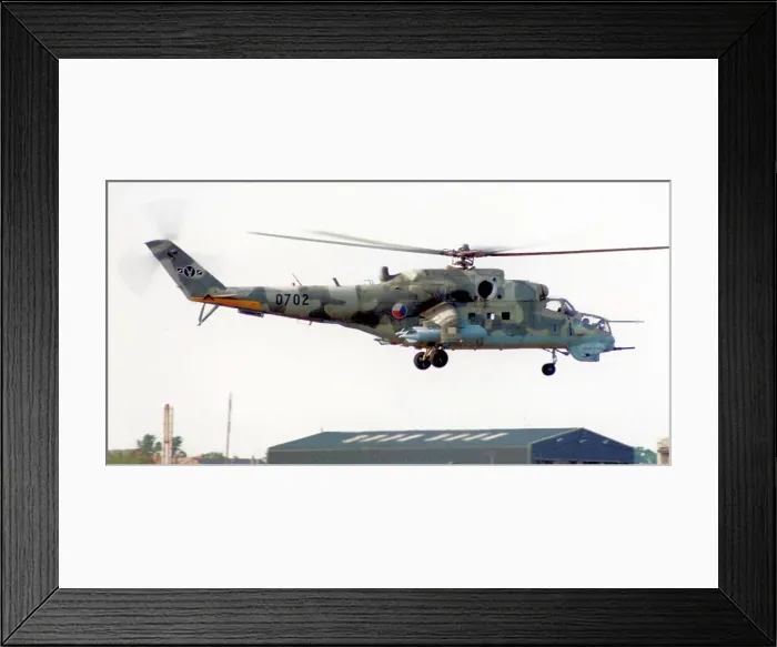 Framed Print : Mil Mi-24V 0702 Framed Print : Mil Mi-24V 0702