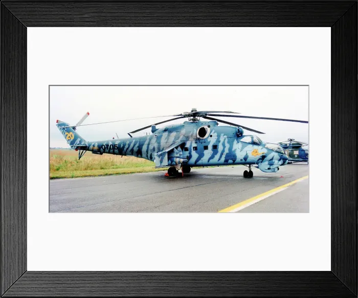 Framed Print : Mil Mi-24V 0705 Framed Print : Mil Mi-24V 0705
