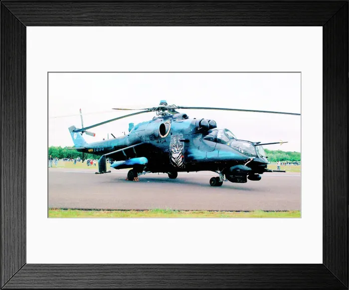 Framed Print : Mil Mi-24V 7353 Framed Print : Mil Mi-24V 7353