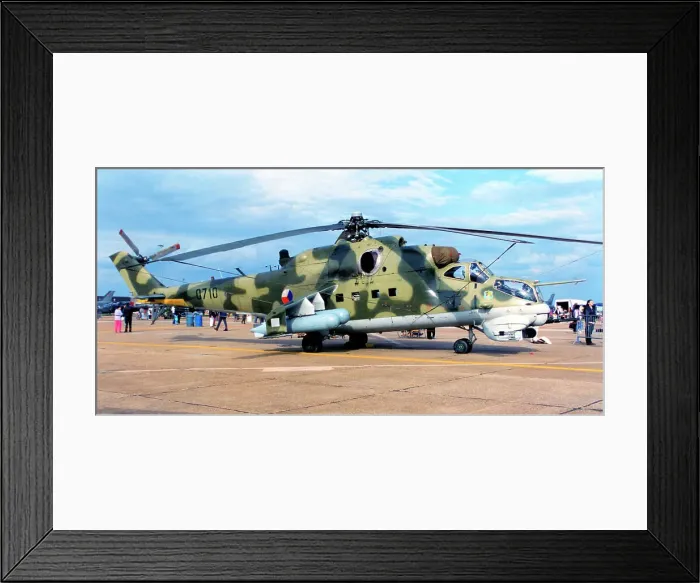 Framed Print : Mil Mi-24V 0710 Framed Print : Mil Mi-24V 0710