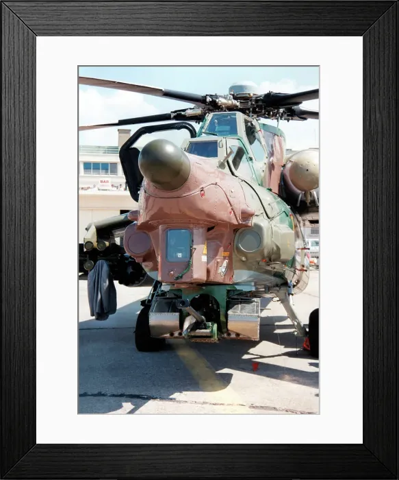 Framed Print : Mil Mi-28A 032 Yellow Framed Print : Mil Mi-28A 032 Yellow