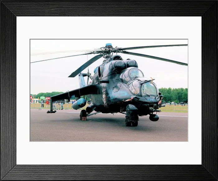 Framed Print : Mil Mi-24V 7353 Framed Print : Mil Mi-24V 7353
