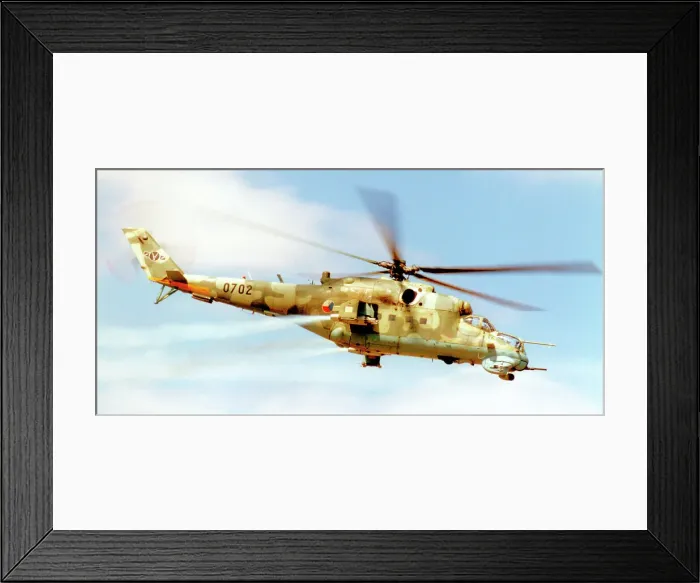 Framed Print : Mil Mi-24V 0702 Framed Print : Mil Mi-24V 0702