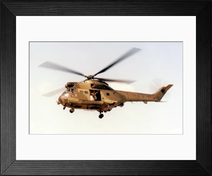 Framed Print : Aerospatiale SA330 Puma HC. 1 Framed Print : Aerospatiale SA330 Puma HC. 1