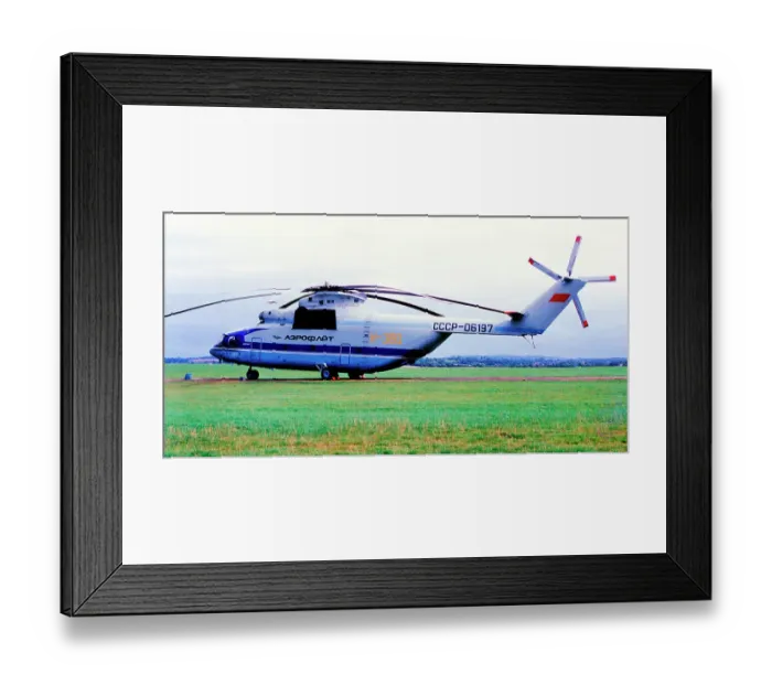 Framed Print : Mil Mi-26T SSSR-06197 Framed Print : Mil Mi-26T SSSR-06197