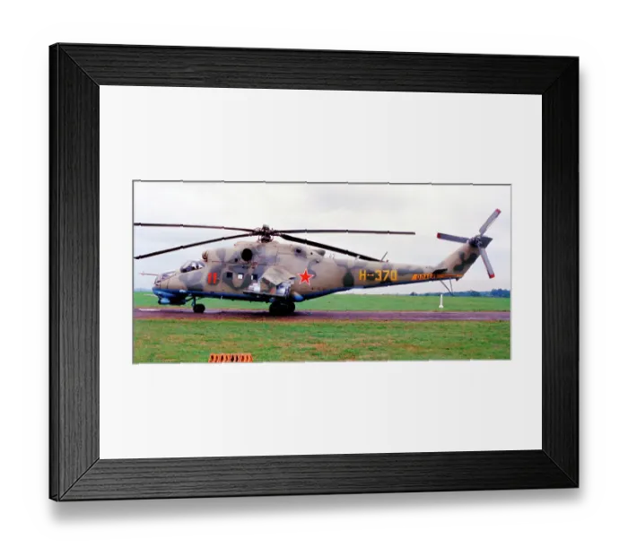 Framed Print : Mil Mi-35P 11 Red Framed Print : Mil Mi-35P 11 Red