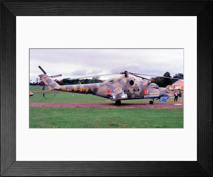 Framed Print : Mil Mi-35P 11 Red Framed Print : Mil Mi-35P 11 Red