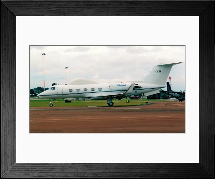 Framed Print : Grumman G-1159 Gulfstream II N510AG Framed Print : Grumman G-1159 Gulfstream II N510AG