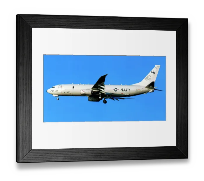 Framed Print : Boeing P-8A Poseidon 168761 Framed Print : Boeing P-8A Poseidon 168761