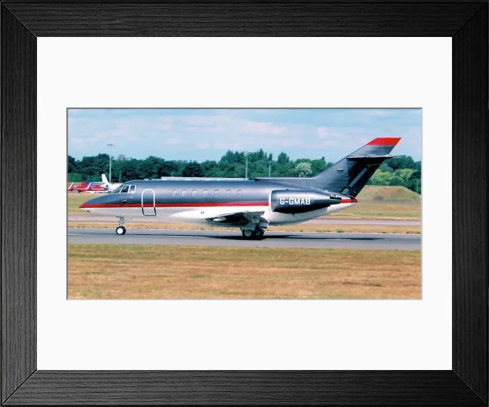 Framed Print : British Aerospace BAe 125-1000B G-GMAB Framed Print : British Aerospace BAe 125-1000B G-GMAB