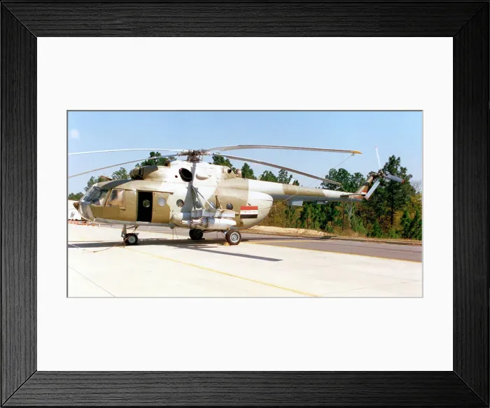 Framed Print : Captured Iraqi Mil Mi-8 Framed Print : Captured Iraqi Mil Mi-8