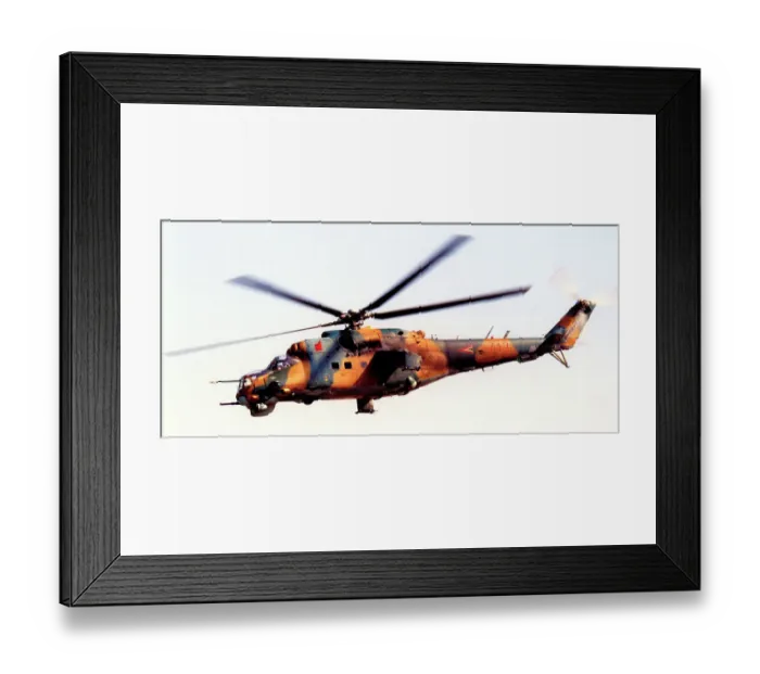 Framed Print : Mil Mi-24V 713 Framed Print : Mil Mi-24V 713