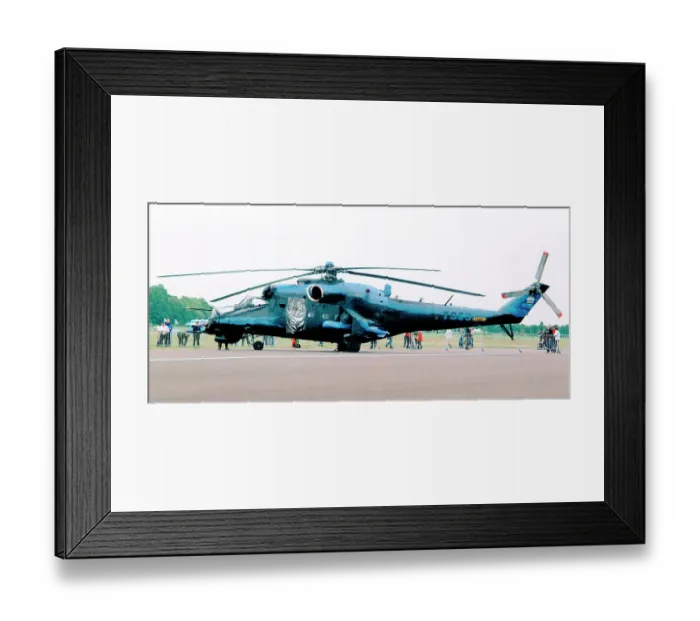 Framed Print : Mil Mi-24V 7353 Framed Print : Mil Mi-24V 7353