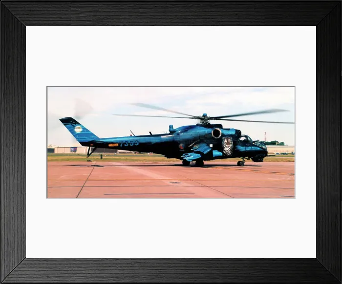 Framed Print : Mil Mi-24V 7353 Framed Print : Mil Mi-24V 7353