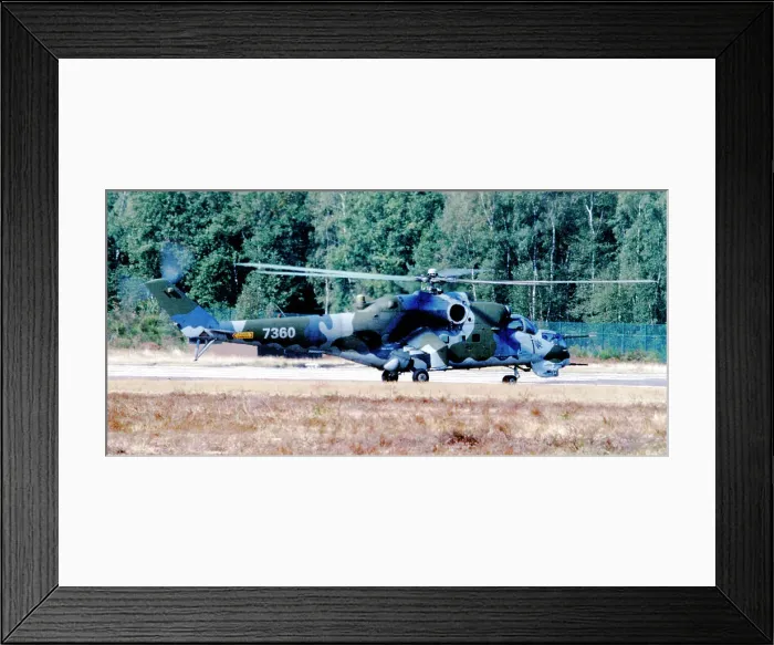 Framed Print : Mil Mi-24V 7360 Framed Print : Mil Mi-24V 7360