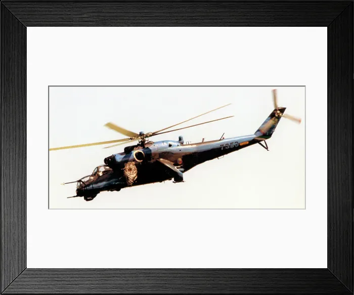 Framed Print : Mil Mi-24V 7353 Framed Print : Mil Mi-24V 7353