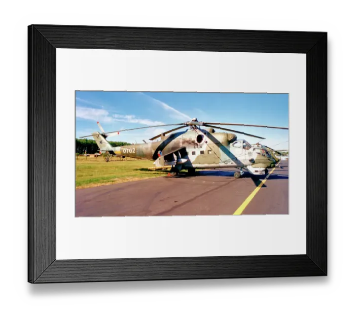 Framed Print : Mil Mi-24V 0702 Framed Print : Mil Mi-24V 0702