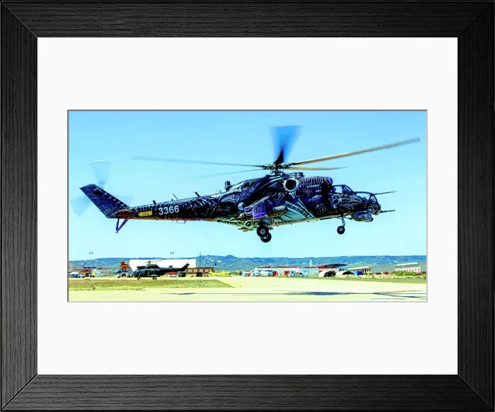 Framed Print : Mil Mi-35 3366 Framed Print : Mil Mi-35 3366