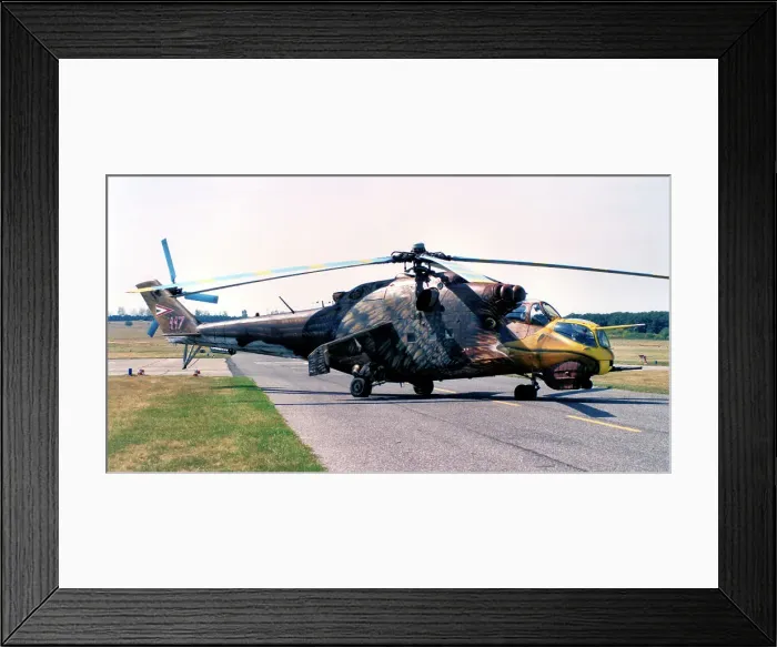 Framed Print : Mil Mi-24D 117 Framed Print : Mil Mi-24D 117