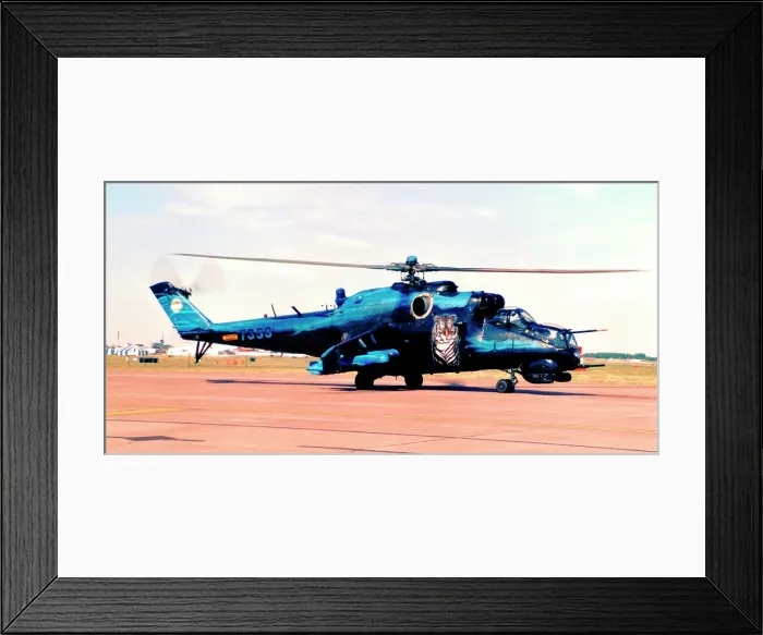 Framed Print : Mil Mi-24V 7353 Framed Print : Mil Mi-24V 7353